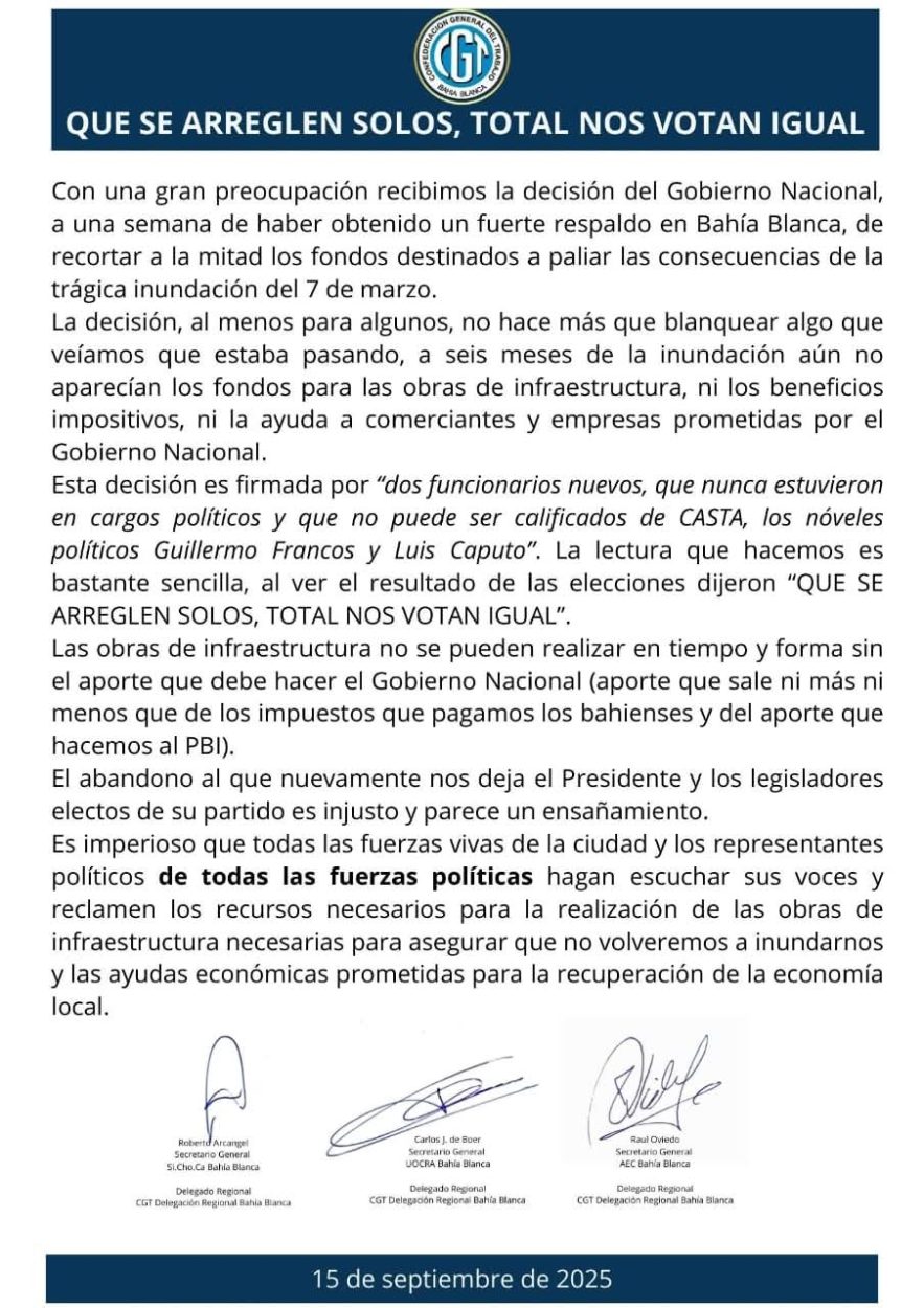 El intendente Susbielles profundiza el choque contra Milei en busca de un mejor resultado en octubre 2 WhatsApp Image 2025 09 15 at 21.36.42