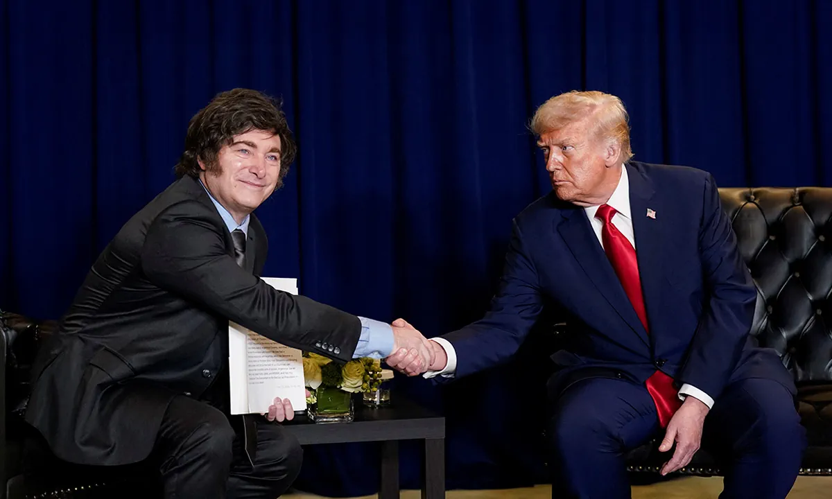 argentina se trae un tuit impreso de la reunión con trump