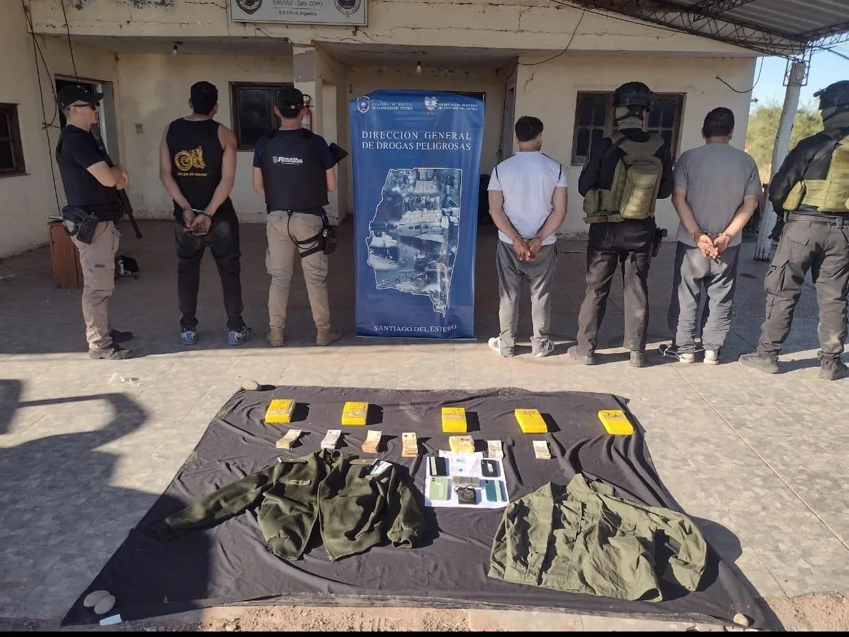 santiago del estero cae gendarme con droga mientras machado financia a bullrich