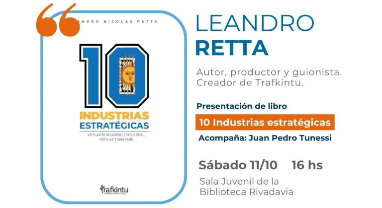 Leandro Retta en la filbb 2025