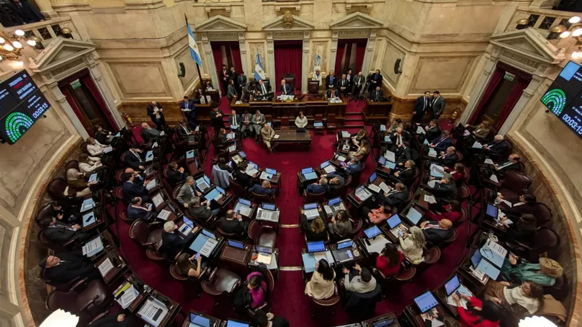 Listada de oradores en el senado nacional